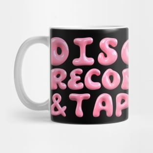 Disco 3 Records & Tapes (Funky - Option 2) Mug